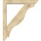 Ekena Millwork Funston Slat Rough Sawn Bracket w/ Offset Brace, Douglas Fir, 6"W x 38"D x 44"H BKT0604X38X44FST06RDF - alternate 2